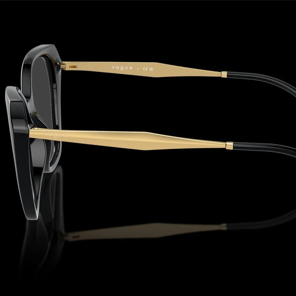 NEW VOGUE VO5522 W44 Eyeglasses Black Frame 52 mm Women's